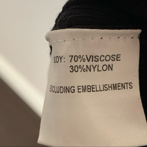 Princess Polly Lucia Black Ribbed Long Sleeve V Neck O Ring Cutout Mini Dress - Picture 10 of 12